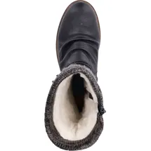 Rieker Stiefel in Schwarz/Grau | Gr.: 42