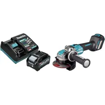 Makita GA 041 GM101 Akku Winkelschleifer 40 V max. 125 mm X-LOCK Brushless + 1x Akku 4,0 Ah + Ladegerät
