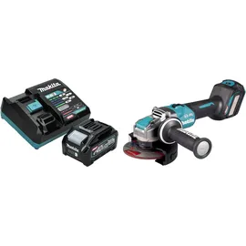 Makita GA 041 GM101 Akku Winkelschleifer 40 V max. 125 mm X-LOCK Brushless + 1x Akku 4,0 Ah + Ladegerät