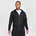 Fleece Kapuzenjacke Schwarz XS