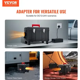 Vevor 8 kW Dieselheizung 12 V /24 V All in One Diesel-Luftheizung, mit Bluetooth App Steuerung & Fernbedienung& Anzeigebildschirm & CO-Alarm,