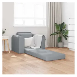 vidaXL Schlafsofa Hellgrau 98 x 71 x 83 cm Stoff