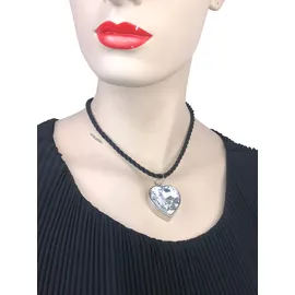 Allgäu Rebell Kette mit Anhänger Sandy schwarz / Metall