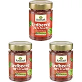 Alnatura Bio Aufstrich Erdbeere 70%, 200 g (Packung mit 3)