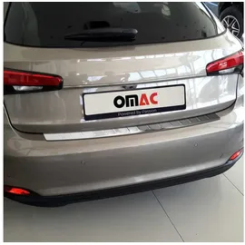 Omac Ladekantenschutz Stoßstangenschutz für FIAT Tipo Cross 2020-2026 – Edelstahl Chrom