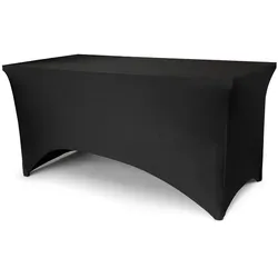 Bankett-Tischbezug, 183x76x74 cm, schwarz Tisch Husse Stretch Tischdecke