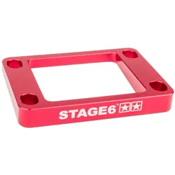 Membranblockspacer 5° Neigung AM6 / Derbi Stage6 Rot