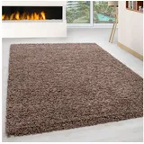 KADIMA DESIGN Teppich Hochflor Unifarben Polypropylen 300 x 400 cm Braun