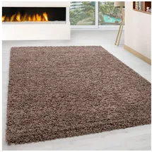 KADIMA DESIGN Teppich Hochflor Unifarben Polypropylen 300 x 400 cm Braun