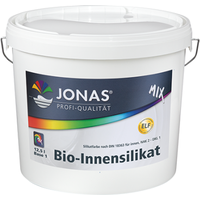 (3,99€/L) Jonas Bio Innensilikat Silikatfarbe Wandfarbe Mix Base 1 weiß 12,5L