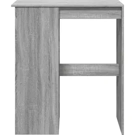 vidaXL Bartisch mit Regal 90 x 47,5 x 103,5 cm Grau
