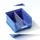 Allit Sichtlagerkasten Gr. 2B B137xT160xH82 mm blau