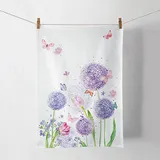 Ambiente Home Ambiente Küchentuch Geschirrtuch Deko Küche 70 x 50 cm 100% Baumwolle Blumen Gräser Pastell Serie Flower Beauty