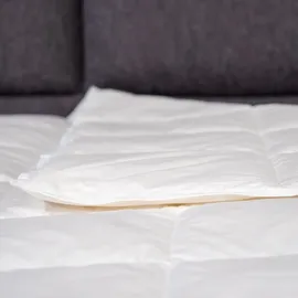 Traumschloss Sommernachtstraum Exclusiv Daunenbettdecke leicht in weiß - Gr.: 155x220 cm