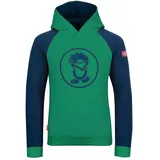 Trollkids Stavanger Kapuzenpullover - Pepper Green / Navy - 164 cm