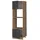Vicco Mikrowellenschrank R-Line 60 x 57,5 x 207 cm Schwarz