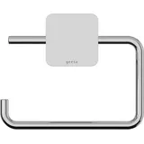 Toilettenpapierhalter ohne Deckel Topaz - Klopapierhalter zum Bohren, verchromt - Geesa