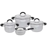 ELO Black Steam Topf-Set 4-tlg. Kochtopf + Glasdeckel