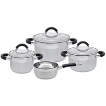 ELO Black Steam Topf-Set 4-tlg. Kochtopf + Glasdeckel