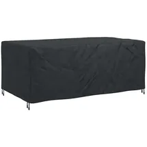 vidaXL Gartenmöbelabdeckung 240 x 110 x 70 cm Schwarz