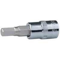 KS Tools 1/4" CHROMEplus Bit-Stecknuss Innensechskant, 1/8"