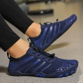 dotales Flowstep Barfußschuhe Blau/Schwarz 45