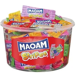MAOAM 100er-Pack Kaubonbon »Mini Stripes«