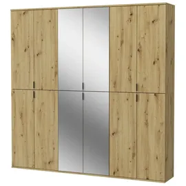 inn.furn Kleiderschrank Line-Up 183 x 193 x 34 cm Eiche