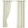 Gardinenbox 2er Set Vorhänge Blickdicht Gardinen Matt Lichtdurchlässig »Palermo« mit Ösen und Raffhalter Dekoschal HxB 145x140 cm Creme,