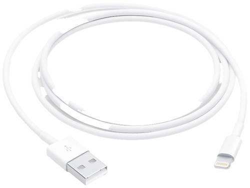 Apple iPad/iPhone/iPod Anschlusskabel [1x Lightning - 1x USB-A] 1.00m Weiß