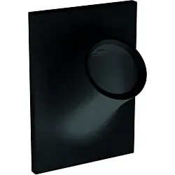 Vitra Istanbul Urinal 4517B070-5300 schwarz, Batteriebetrieb, Zulauf von hinten, ohne Deckel