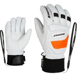 Ziener Guard GTX Grip PR Ski-Handschuhe/Wintersport | Wasserdicht, Atmungsaktiv, Gore-tex, Primaloft, Leder, Rennlauf, weiß (white), 10