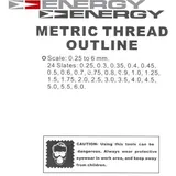 Energy Gewindelehre ne00736