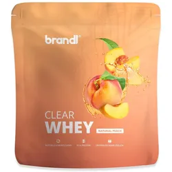 brandl® Clear Whey Isolate - Protein Drink mit natürlichem Geschmack & ohne künstliche Zusatzstoffe - Natural Peach 800 g
