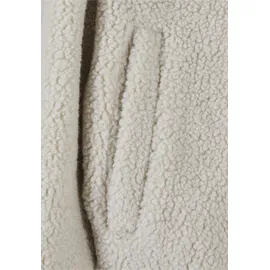 URBAN CLASSICS Ladies Oversized Sherpa Zip Hoody - Beige