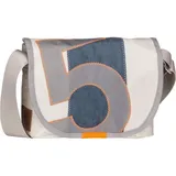 360 Grad 360Grad Perle in Weiß/Streifen Blau/Zahl Hellgr (4.6 Liter), Umhängetasche