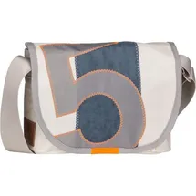 360 Grad 360Grad Perle in Weiß/Streifen Blau/Zahl Hellgr (4.6 Liter), Umhängetasche