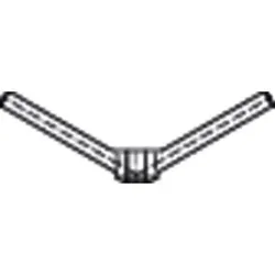Knebelmutter DIN 80701 Messing M16
