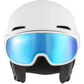 Alpina Oro QV 55-59 cm White Matt/Water-pink