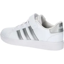 adidas Grand Court 2.0 Kids Cloud White / Matte Silver / Matte Silver 30