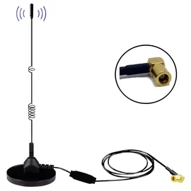 Albrecht MAG31 DAB+ Magnetfußantenne mit Verstärker Antennenkabel-Länge: 3m