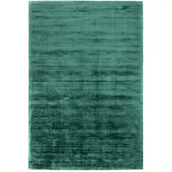 Teppich MORGENLAND "Designer Teppich Chester", grün (seegrün), B:160cm H:10mm L:230cm, Viskose, Teppiche, Viskose