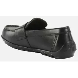 GEOX Herren J New Fast Boy C Mokassins, Schwarz, 38 EU