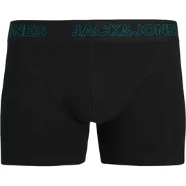 JACK & JONES JACEXOTIC LEAVES TRUNKS blau/ schwarz/ türkis L 3er Pack
