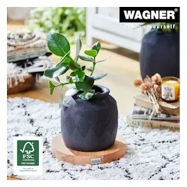 Wagner System Pflanzenroller Ø 25 x 5 cm Holz