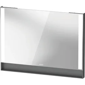 Duravit Collection One Spiegel Lichtfelder seitlich, dimmbar, 1000x750x65mm, QA7083049490000, Farbe: Graphit matt