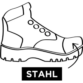 Lupriflex Schnürstiefel Hunter Low 2 in 1, schnittf., Gr. 38