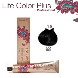 FarmaVita Life Color Plus Haarfarbe 1,0 schwarz 100 ml