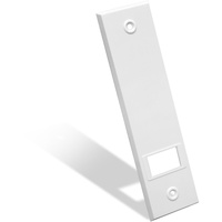 jarolift Kunststoff Abdeckplatte für Gurtwickler/Lochabstand: 160 mm/Farbe: weiß