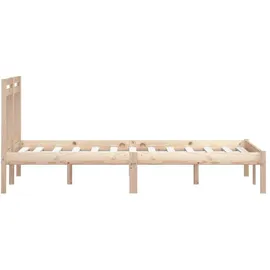 vidaXL Massivholzbett 180 x 200 cm Brown